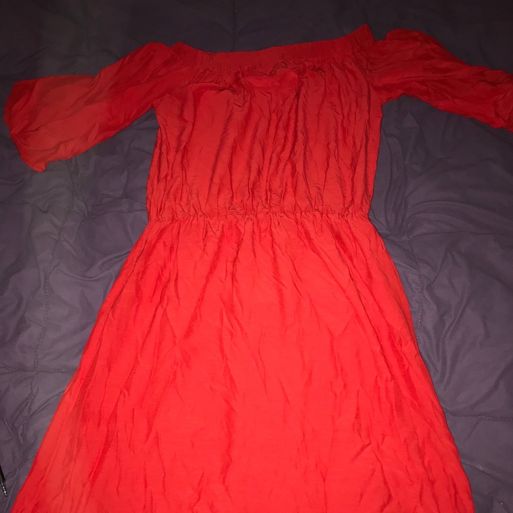 off the shoulder dress
